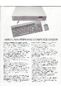 Amiga 1000 Personal Computer System