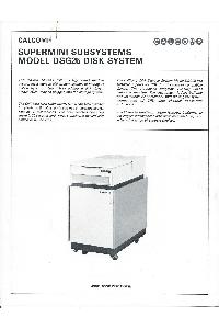 Calcomp (California Computer Products) Inc. - Supermini Subsystems Model DSG25 Disk System