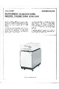 Calcomp (California Computer Products) Inc. - Supermini Subsystems Model DSG80 Disk System