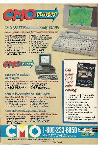 Computer Mail Order (CMO) - 386Sx Notebook Only $2,195