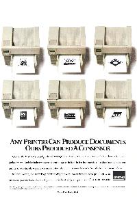 Compaq - Any printer can produce documents ours produceda consensus.