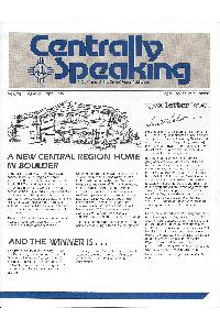 Cray Inc. - Centrally speaking April 1985