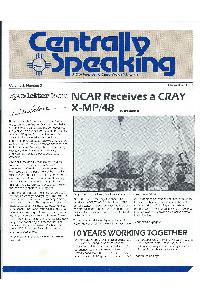 Cray Inc. - Centrally speaking December 1986