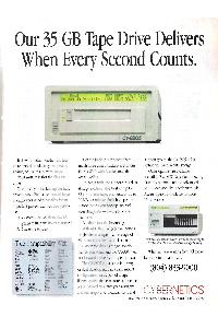 Cybernetics - Our 35 GB Tape Drive Delivers When Every Second Counts,