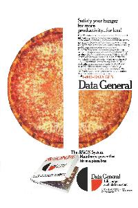 Data General - Satisfy your hunger for more productivity...for less!