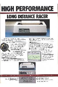 Datasouth Americas High Performance Printer Company - High performance long distance racer