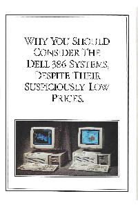 Dell (PC's Limited) - Why you should consider the Dell 386 systems, despite their suspiciously low prices.