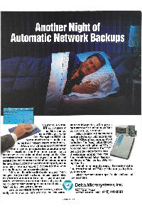 Delta MicroSystems - Another Night of Automatic Network Backups