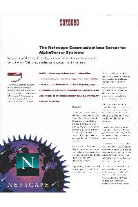 Digital Equipment Corp. (DEC) - The Netscape Communications Server For Alphaserver Systems