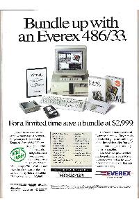 Everex Computer Division - Bundle up with an Everex 486/33.