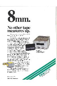 ExaByte - 8 mm. No other tape measures up.