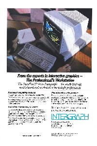 Intergraph - From the experts in interactive graphics - The Professional's Workstation.