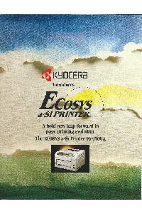 Kyocera - Kyocera introduces Ecosys a-Si Printer