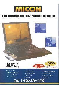 Micom - The Ultimate 200 MHz Pentium Notebook