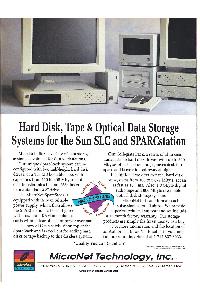 MicroNet Technology Inc. - Hard Disk, Tape & Optical Data Storage Systems for the Sun SLC and SPARCstation