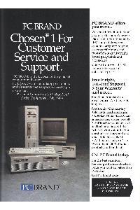 PC Brand - Chosen #1 For Customer Service and Support.