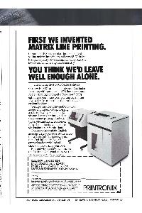 Printronix - First we invented mattrix line printing.