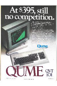 Qume Corp. - At $395, still no competition.