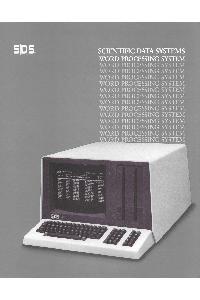 Scientific Data System (SDS) - WORD PROCESSING SYSTEM