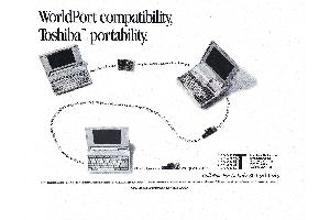 Toshiba - WorldPort compatibility, Toshiba portability.