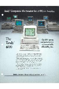 Tandy Corp. - The Tandy 4000