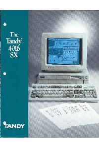 Tandy Corp. - The Tandy 4016SX