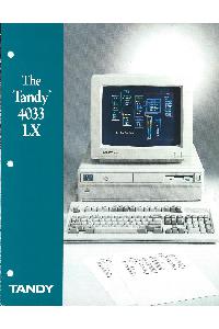 Tandy Corp. - The Tandy 4033LX
