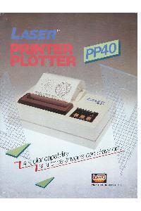 Video Technology Ltd. (VTECH) - Laser Printer Plotter PP40