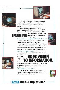 Wang Laboratories Inc. - Imaging Adds Vision To Information