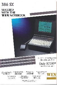 Win - 386 Sx succeed with the WIN notebook
