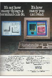 Wyse Technology Inc. - It's how many things a terminal can do. It's how many you can read.